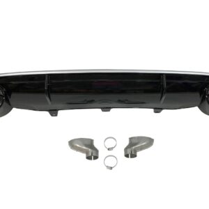 Difusor Trasero Audi A7 2011-2014 Look RS7 ABS