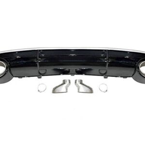 Difusor Trasero Audi A7 2015-2018 Look RS7 ABS