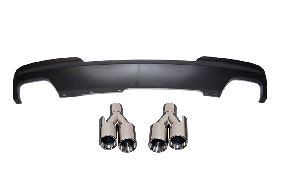 Difusor Trasero BMW F10/F11 10-16 Look M-Tech ABS Colas