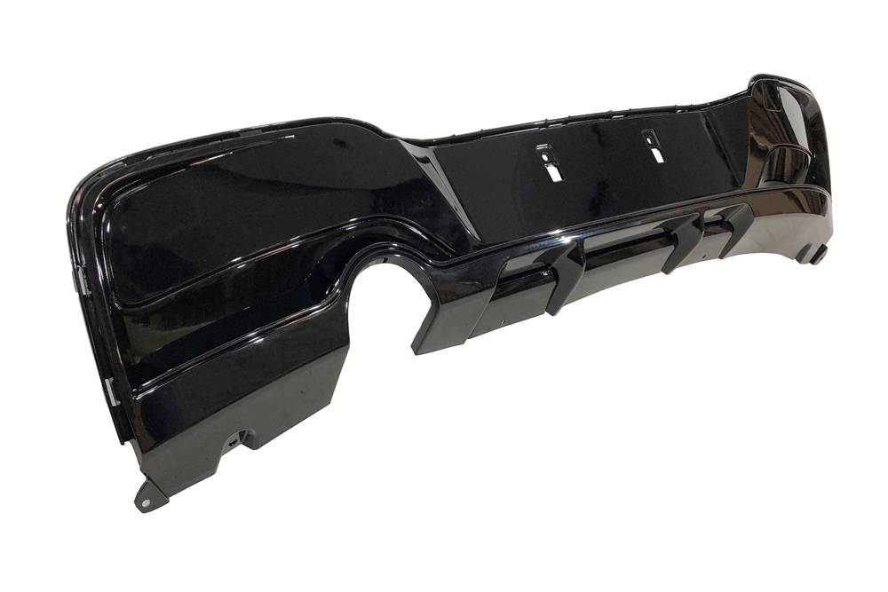 Difusor Trasero BMW F20 / F21 12-14 Look M-Performance 1 Salida doble Brillante Negro - Imagen 2