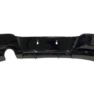 Difusor Trasero BMW F20 / F21 12-14 Look M-Performance 1 Salida doble Brillante Negro