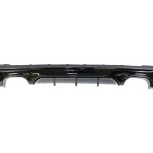 Difusor Trasero BMW F22 / F23 14-19 Doble salida Brillante Negro