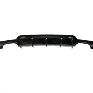 Difusor Trasero BMW F32 / F33 / F36 Look M Performance 2 Salidas doble Brillante Negro