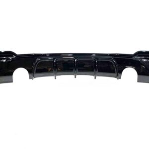 Difusor Trasero BMW F34 GT 2 Salidas simples Brillante Negro