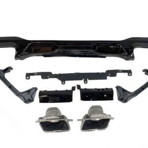 Difusor Trasero BMW F44 look M Performance Brillante Negro