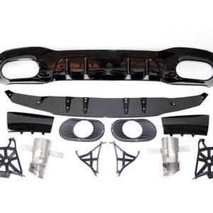 Difusor Trasero Mercedes V177 Look AMG A35 4 Puertas