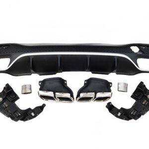 Difusor Trasero Mercedes W166 GLE 350 look AMG 63 Colas