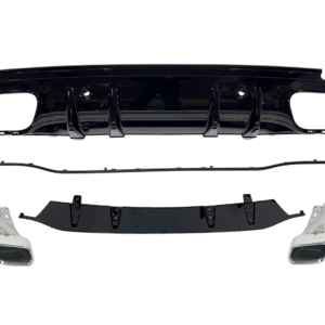 Difusor Trasero Mercedes W205 2019 4P / SW Look C63 ABS