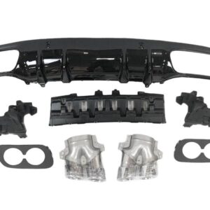 Difusor Trasero Mercedes W205 Coupe 2019+ Look E53 ABS