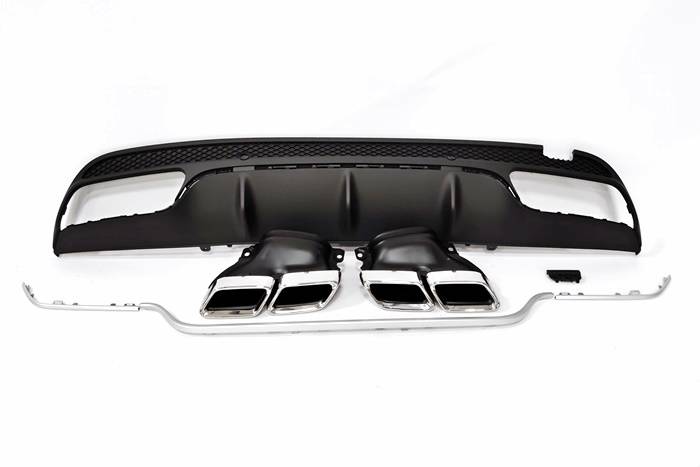 Difusor Trasero Mercedes W205 2014-2018 4P / SW Look AMG C63 ABS