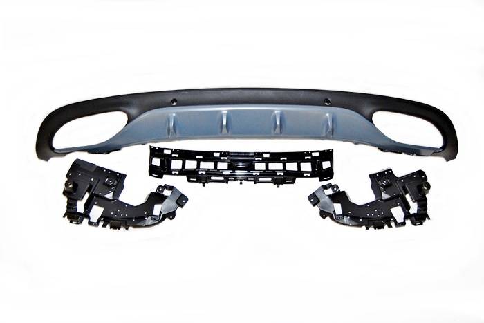 Difusor Trasero Mercedes W205 2014-2018 Coupe Look AMG C63 ABS