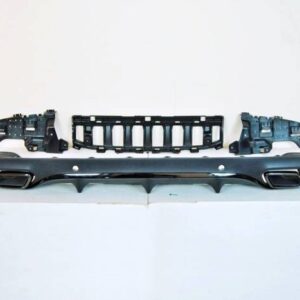 Difusor Trasero Mercedes W205 2014-2018 Coupe Look AMG C63 BLACK ABS