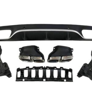 Difusor Trasero Mercedes W205 2014-2018 Coupe Look AMG C63 ABS