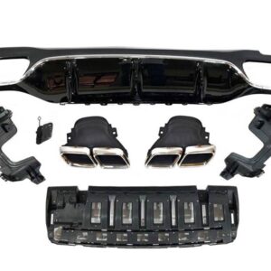 Difusor Trasero Mercedes W213 4 puertas / Station Wagon look AMG E63 ABS