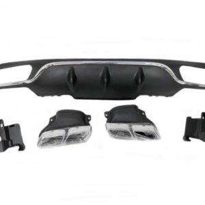 Difusor Trasero Mercedes W213 4 puertas / Station Wagon look AMG E63 ABS