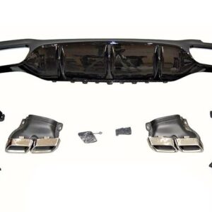 Difusor Trasero Mercedes W213 4 puertas look AMG E63 ABS