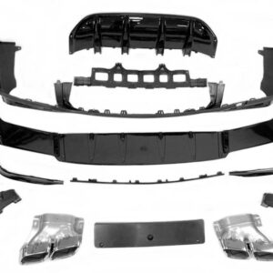 Difusor Trasero Mercedes X253 GLC 2020+ look AMG GLC63