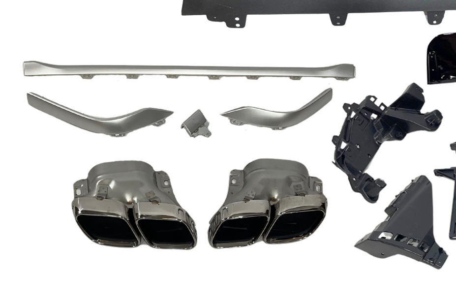 Difusor Trasero Mercedes X254 GLC 2023+ Coupe look AMG GLC63 - Imagen 3