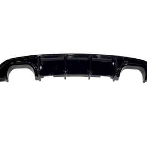 Difusor Trasero Volkswagen Golf 6 look Golf 7.5 R Negro Brillante