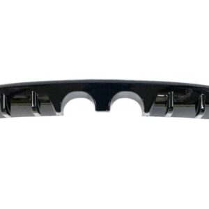 Difusor Trasero Volkswagen Golf 6 look R20 Negro Brillante