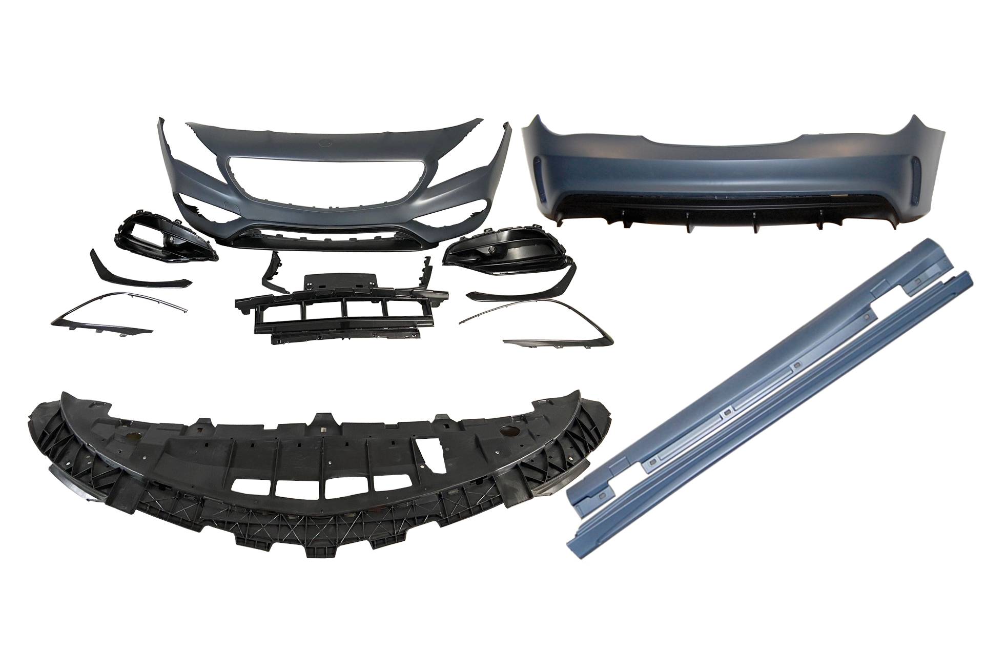 Kit Carrocería Mercedes W117 2016-2018 LCI 4P / SW Look AMG A45 II