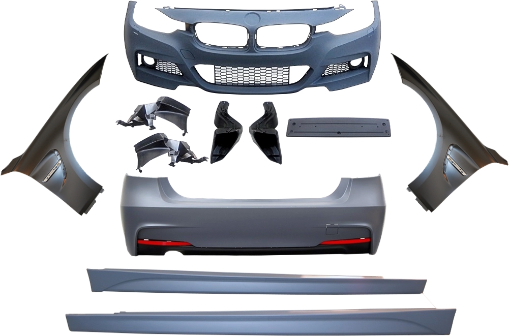 Kit De Carrocería BMW F30 Look M-Tech Con Aletas