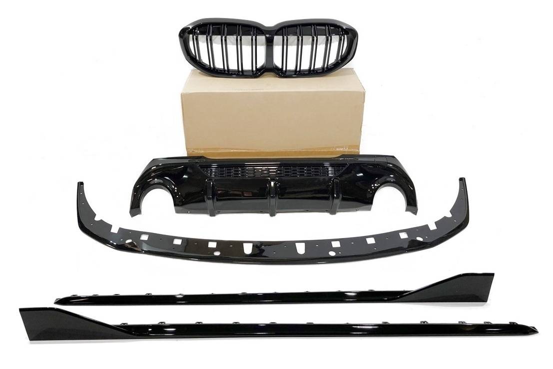 Kit De Carrocería BMW F40 Look M Performance Negro Brillante