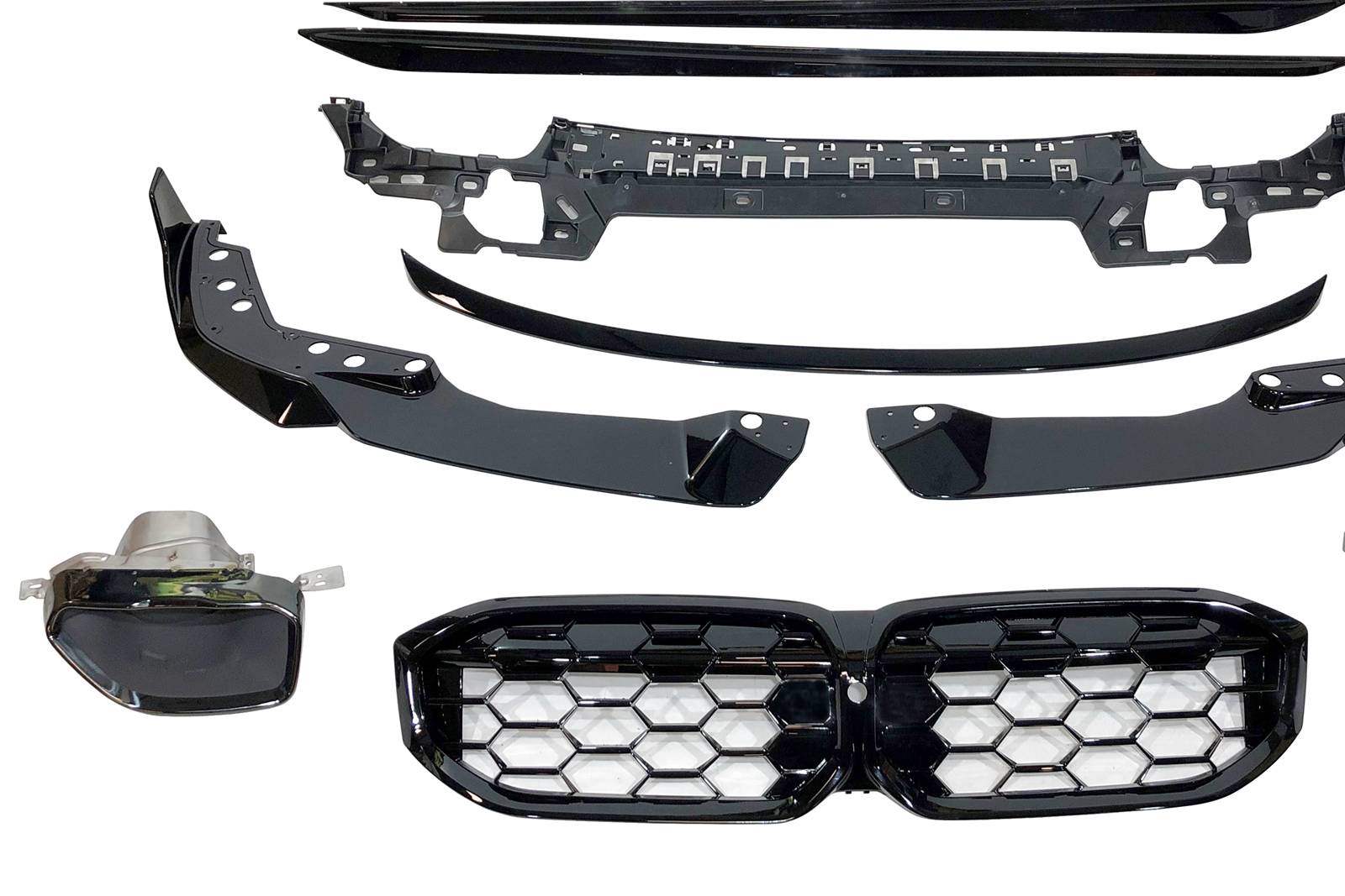 Kit De Carrocería BMW G20 / G21 LCI Look M Performance Brillante Negro - Imagen 3