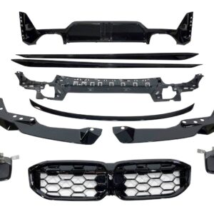 Kit De Carrocería BMW G20 / G21 LCI Look M Performance Brillante Negro