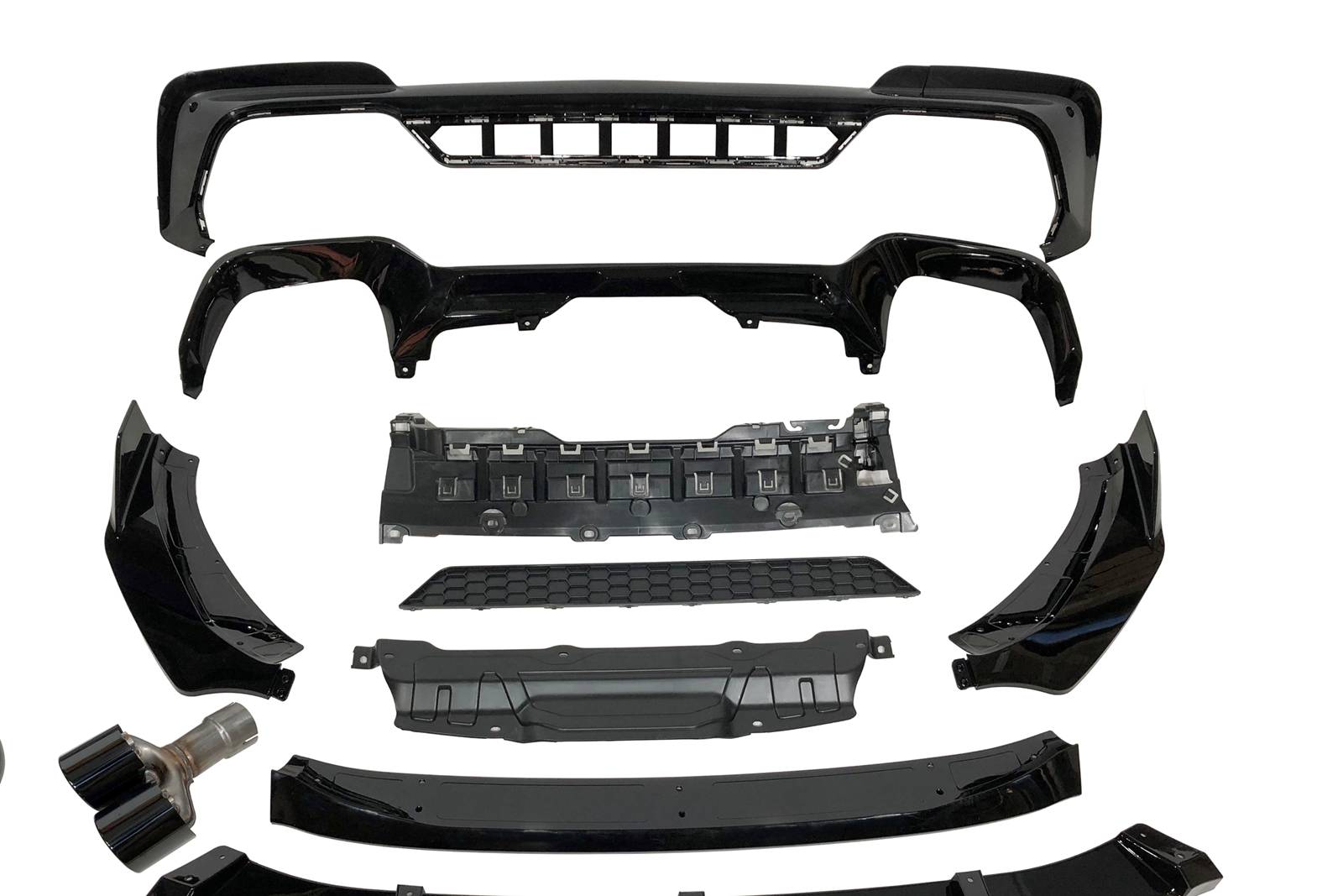 Kit De Carrocería BMW X3 G01 2018-2021 Look M Performance Brillante Negro - Imagen 2