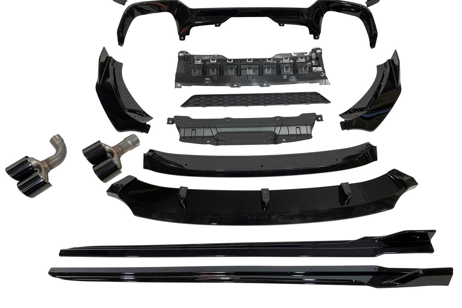Kit De Carrocería BMW X3 G01 2018-2021 Look M Performance Brillante Negro - Imagen 3