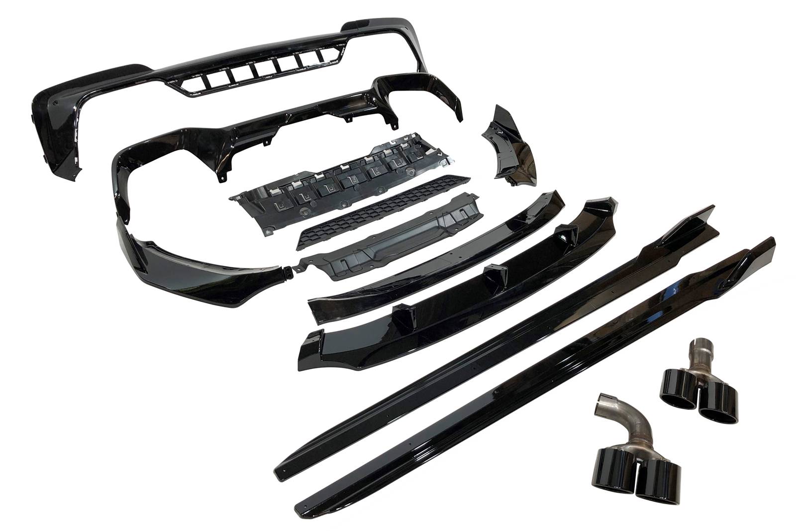 Kit De Carrocería BMW X3 G01 2018-2021 Look M Performance Brillante Negro - Imagen 4