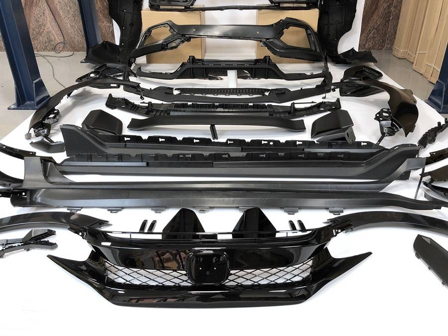 Kit De Carrocería Honda Civic Hatchback 2016-2021 look Type R 2020 - Imagen 3