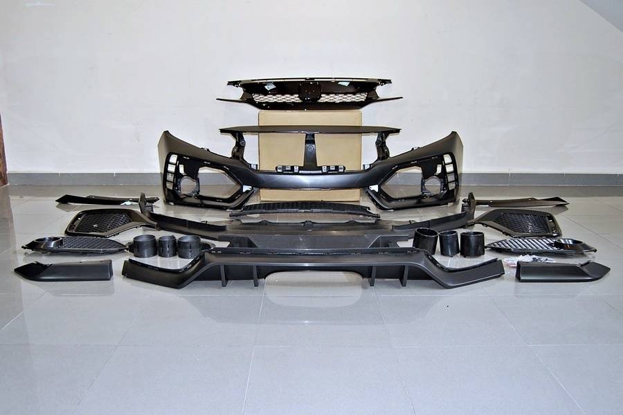 Kit De Carrocería Honda Civic MK10 Hatchback 2016+ look Type R ABS - Imagen 2