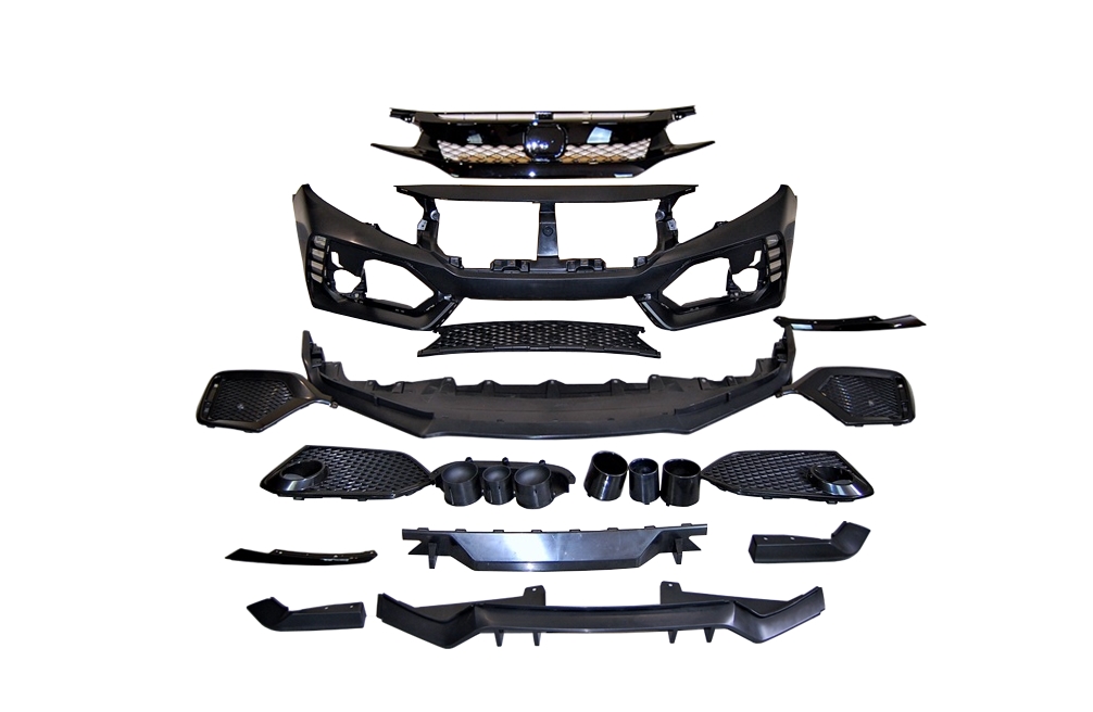 Kit De Carrocería Honda Civic MK10 Hatchback 2016+ look Type R ABS