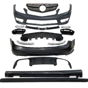 Kit De Carrocería Mercedes W204 4P 2007-2013 look AMG C63 Parrilla