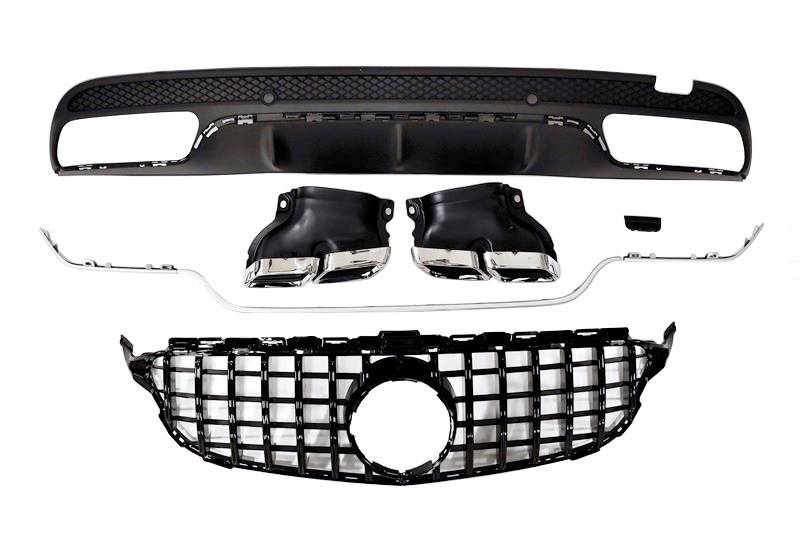 Kit De Carrocería Mercedes W205 2014-2018 4P / SW Look AMG C63