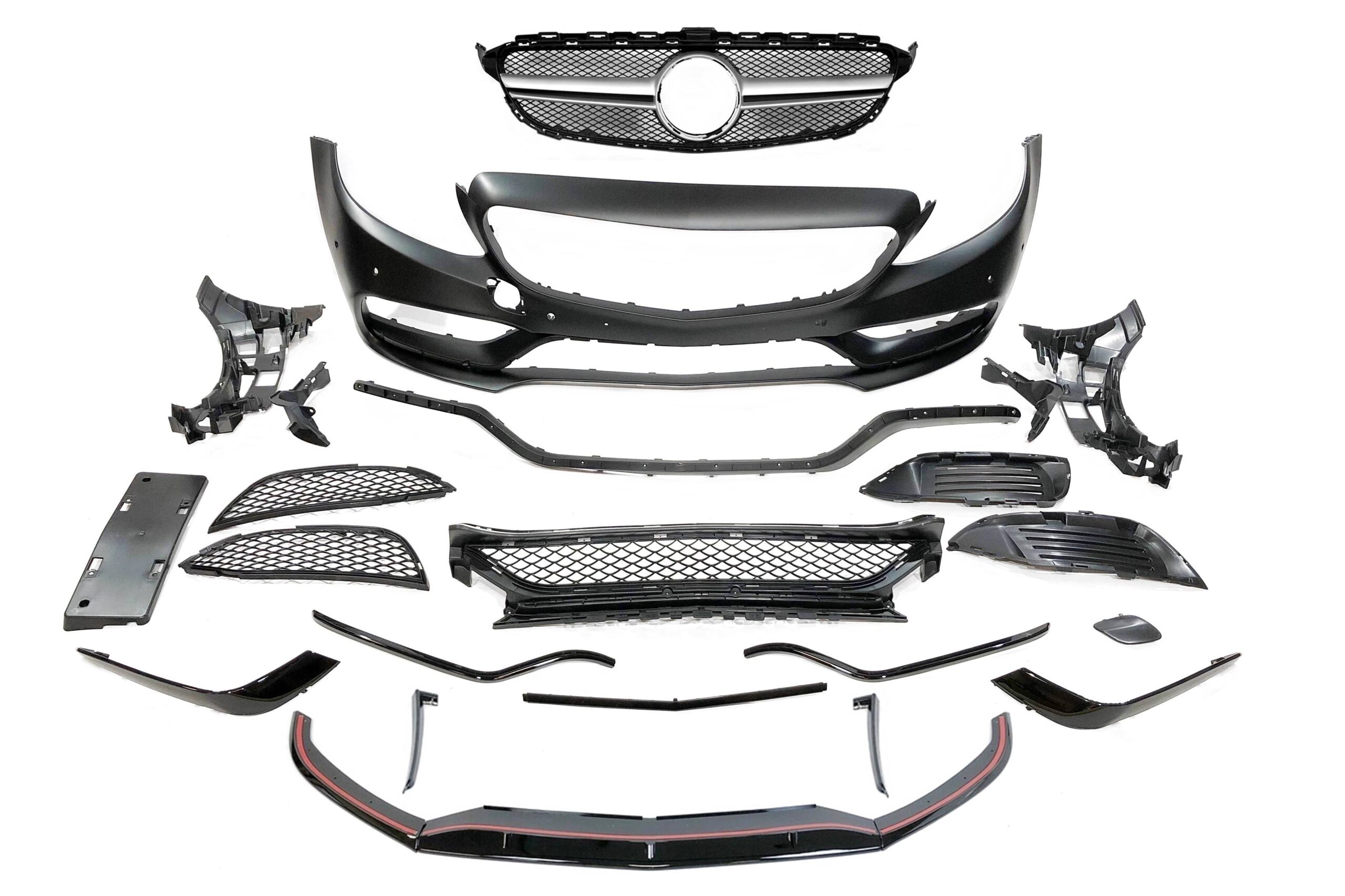 Kit De Carrocería Mercedes W205 2014-2018 Coupe Look AMG C63 - Imagen 2