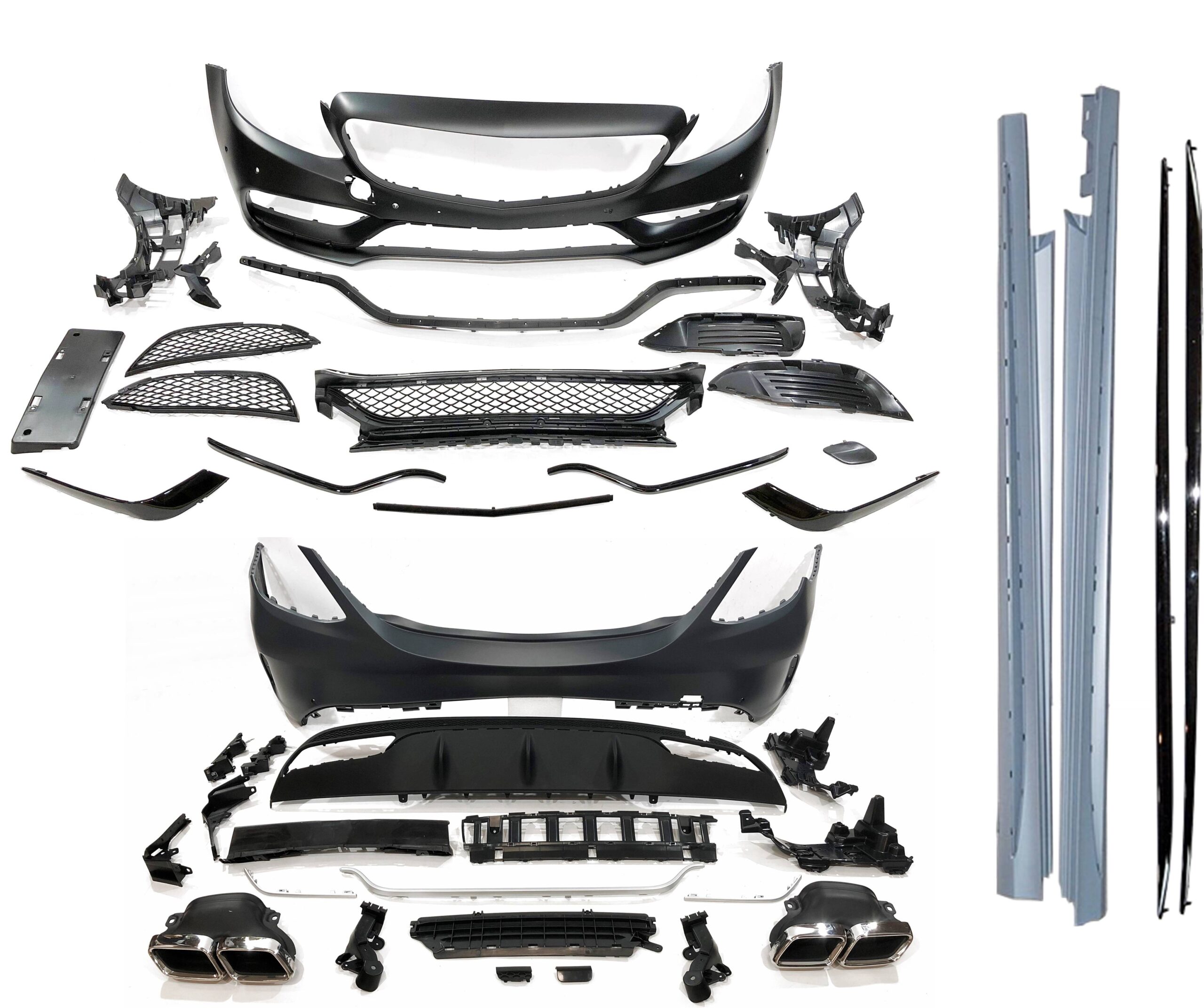 Kit De Carrocería Mercedes W205 2014-2018 4P Look AMG C63