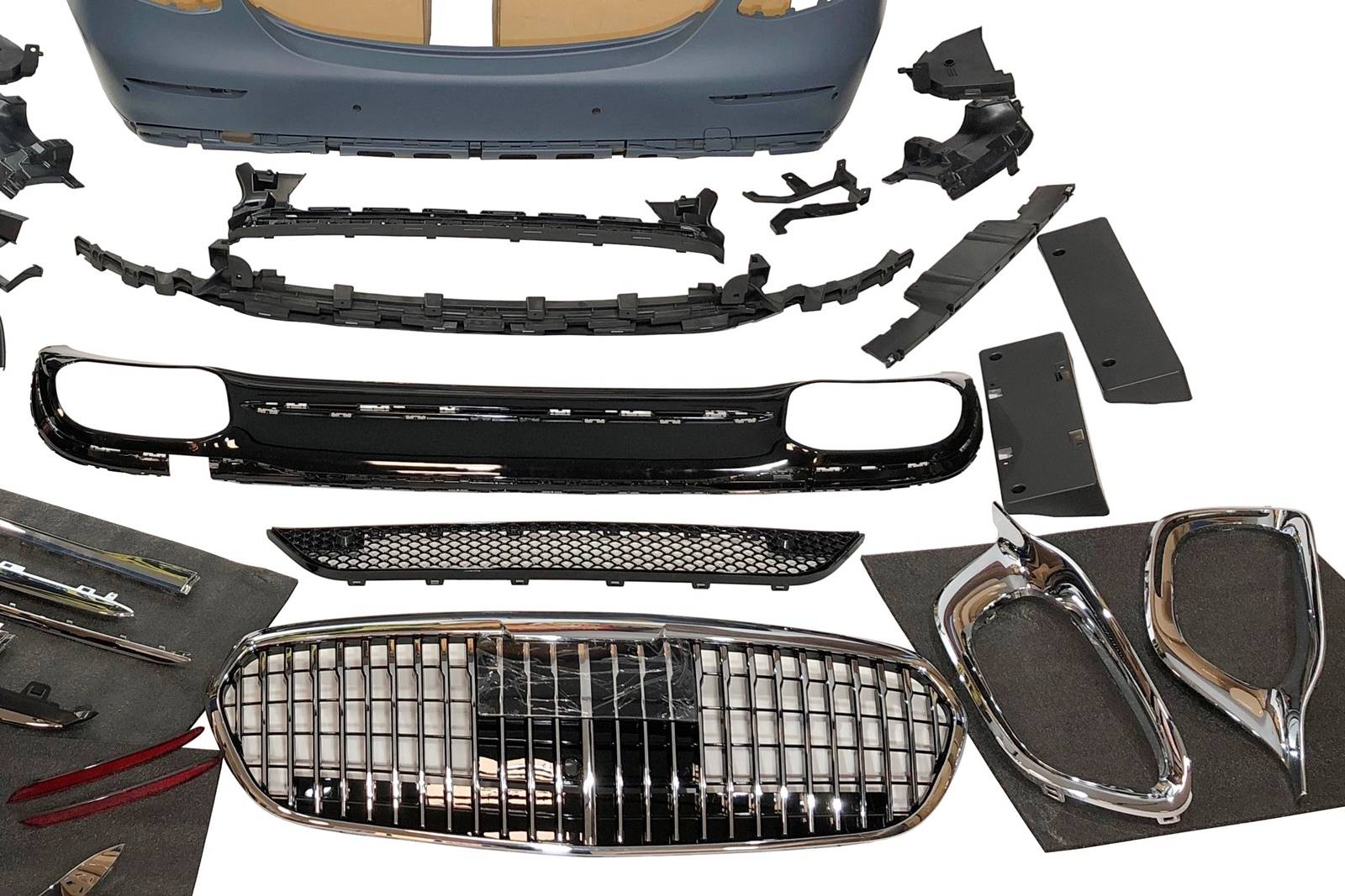 Kit De Carrocería Mercedes W213 2016-2019 look W223 Maybach - Imagen 4