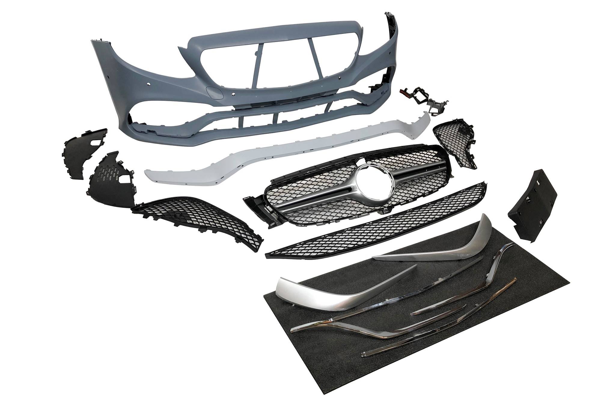 Kit De Carrocería Mercedes W213 4p / Estate 2016-2019 look AMG E63 ABS - Imagen 6