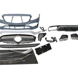Kit De Carrocería Mercedes W213 4p / SW 2016-2019 look AMG E63 ABS