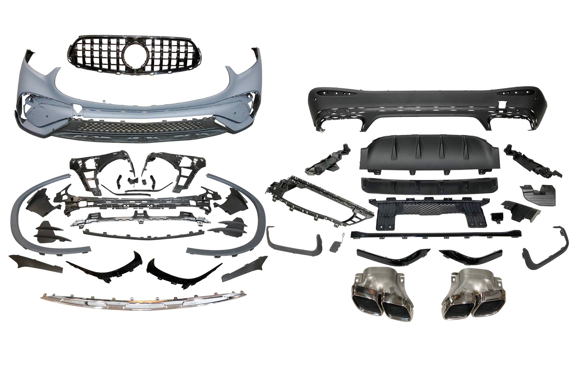 Kit De Carrocería Mercedes X254 GLC 2023+ look AMG GLC63