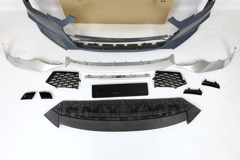 Paragolpes Delantero Audi A4 16-19 B9 Look RS4 - Imagen 2