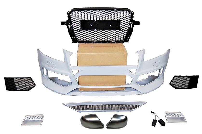 Paragolpes Delantero Audi Q5 2012-2016 Look RSQ5 Cubre espejos