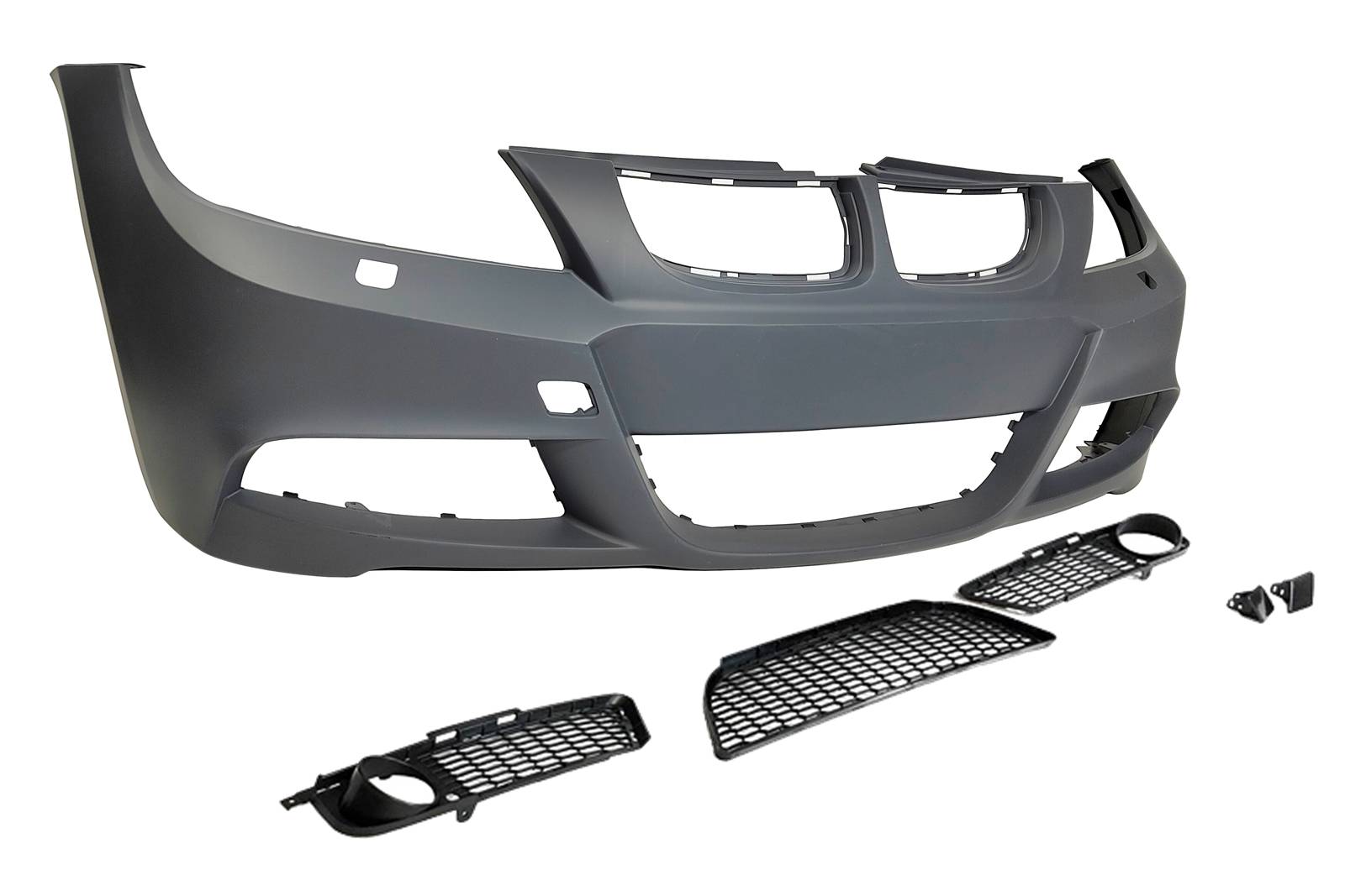 Paragolpes Delantero BMW E90 / E91 05-08 Look M-Tech Punteras Lavafaros ABS - Imagen 3