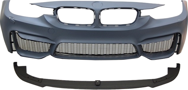 Paragolpes Delantero BMW F30-F31 Look M4 Lip Spoiler ABS