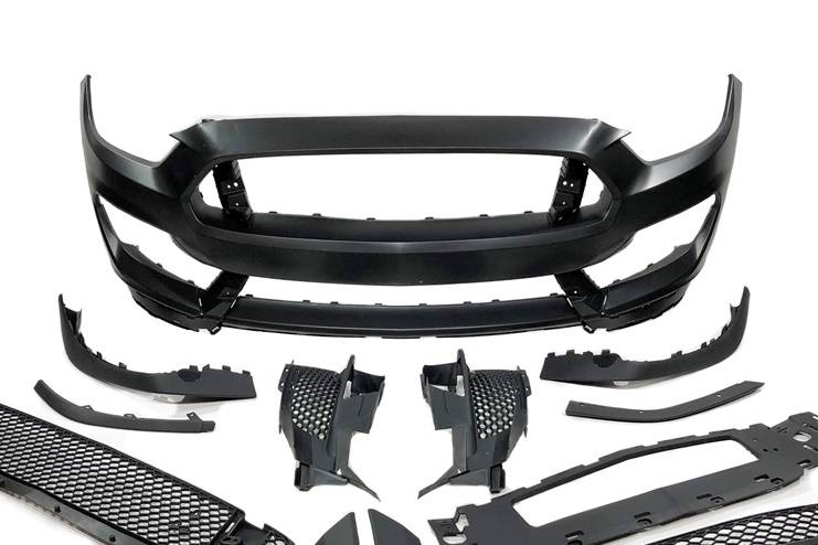 Paragolpes Delantero Ford Mustang 2015-2017 look GT350 ABS - Imagen 2