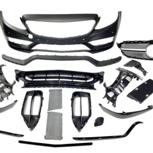 Paragolpes Delantero Mercedes W205 2014-2018 Coupe / 4P / SW look AMG C63