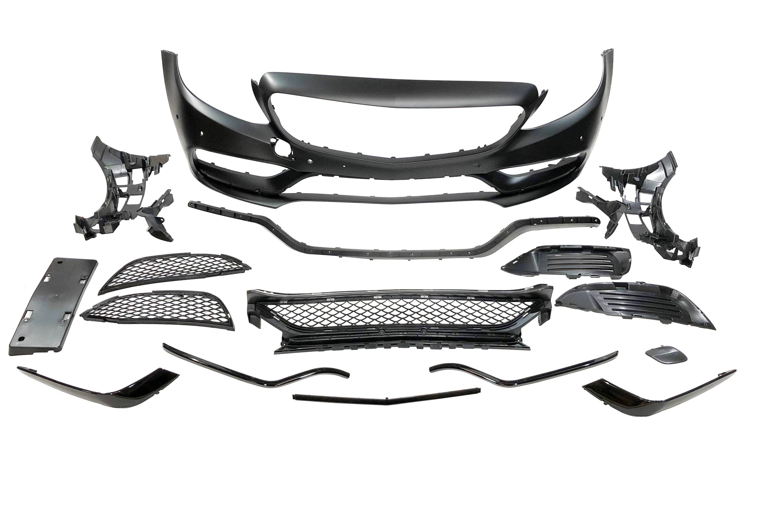 Paragolpes Delantero Mercedes W205 2014-2018 Coupe / 4P / SW look AMG C63